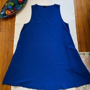 Blue Sleeveless Women's dress